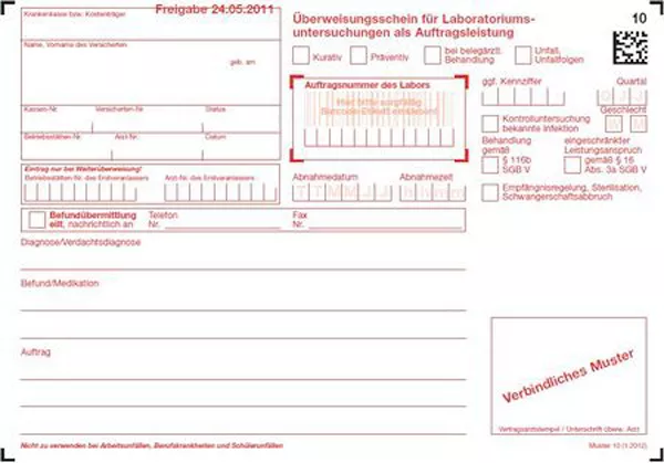 Laborüberweisung