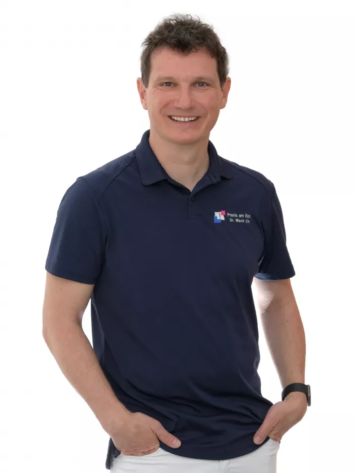 Das Bild zeigt den Inhaber und Arzt Dr. med. Christoph Misch, Inhaber der Praxis und Internist